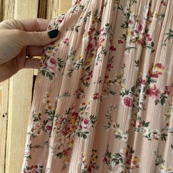 Liza Lynn Western Wear Floral Print Elastic Waist Skirt ***Needs Elastic Replace - Picture 3 of 7